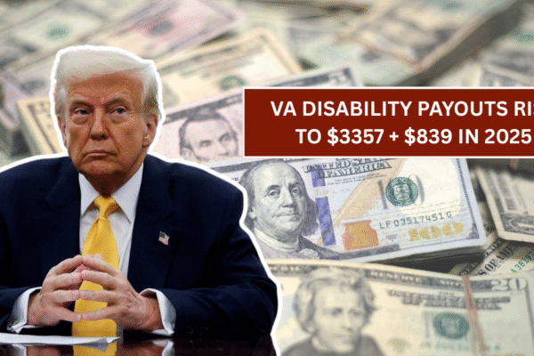 VA Disability Payouts Rise to $3357 + $839 in 2025 – Check If You Qualify