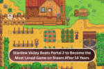 Stardew Valley Beats Portal 2 to Become the Most Loved Game on Steam After 14 Years